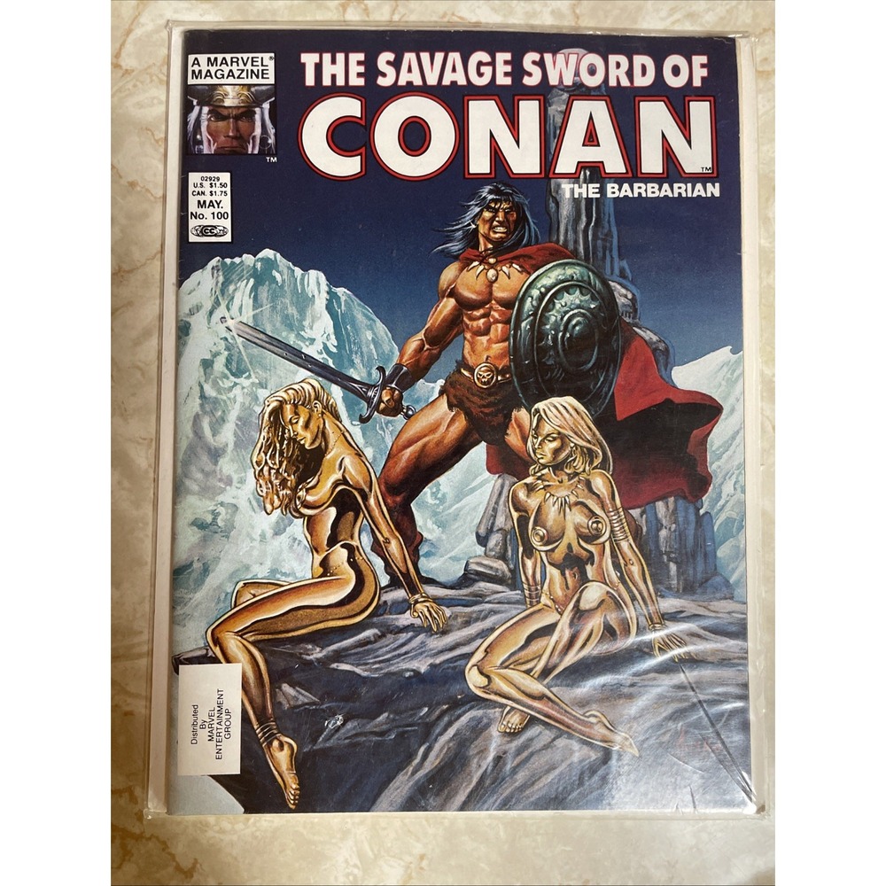 The Savage Sword‎ of Conan #100 (Marvel Comics May 1984)